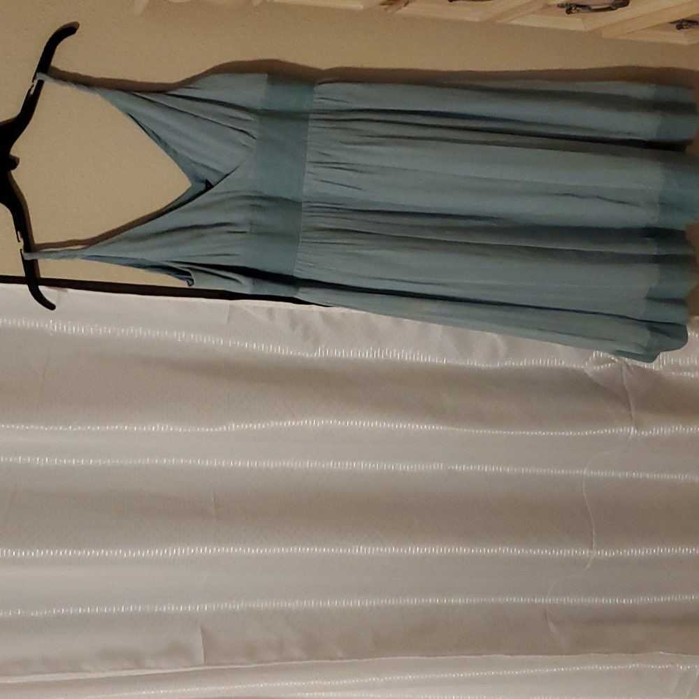 Magashoni blue silk dress